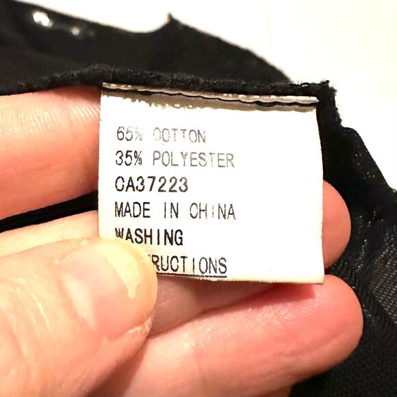 Creation Black Knit Crochet Lace Layer Look Tunic Top Women's S Small - Picture 8 of 8